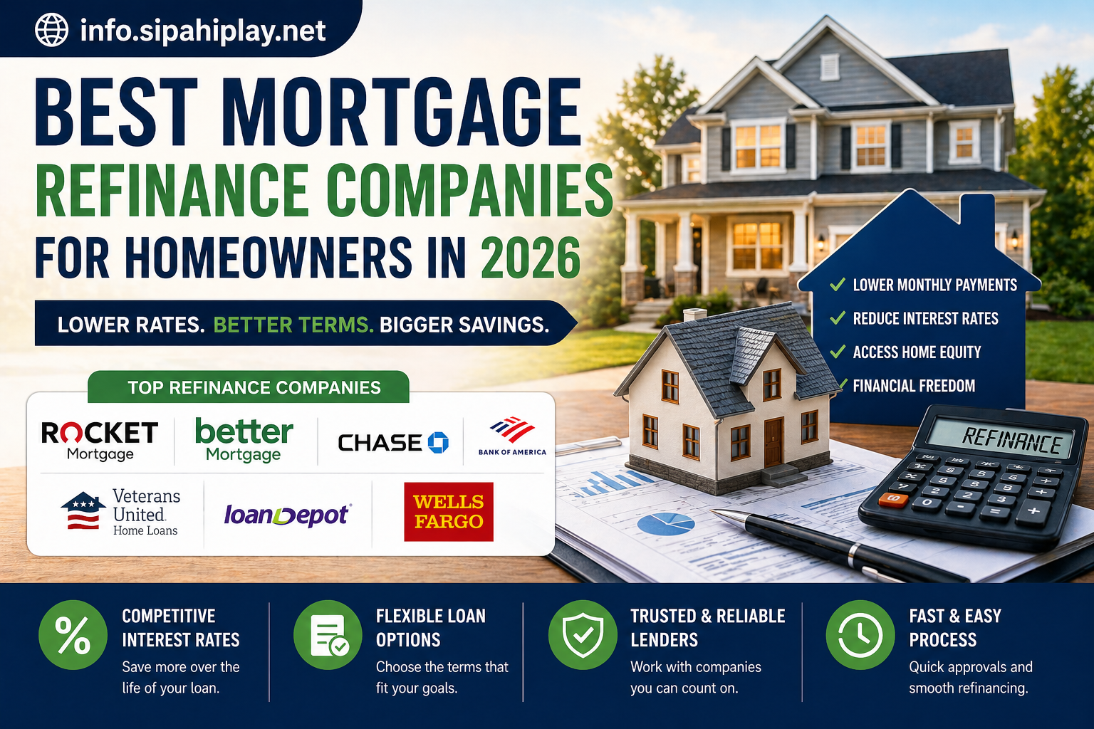 Best Mortgage Refinance Companies for Homeowners in 2026