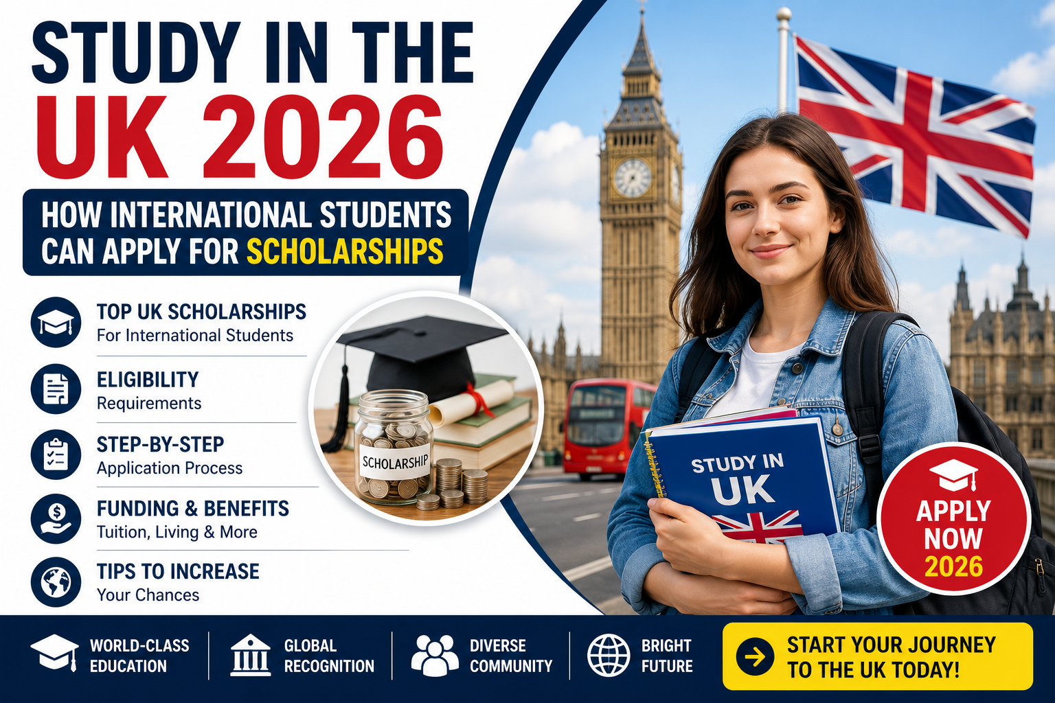 Study in the UK 2026: How International Students Can Apply for Scholarships